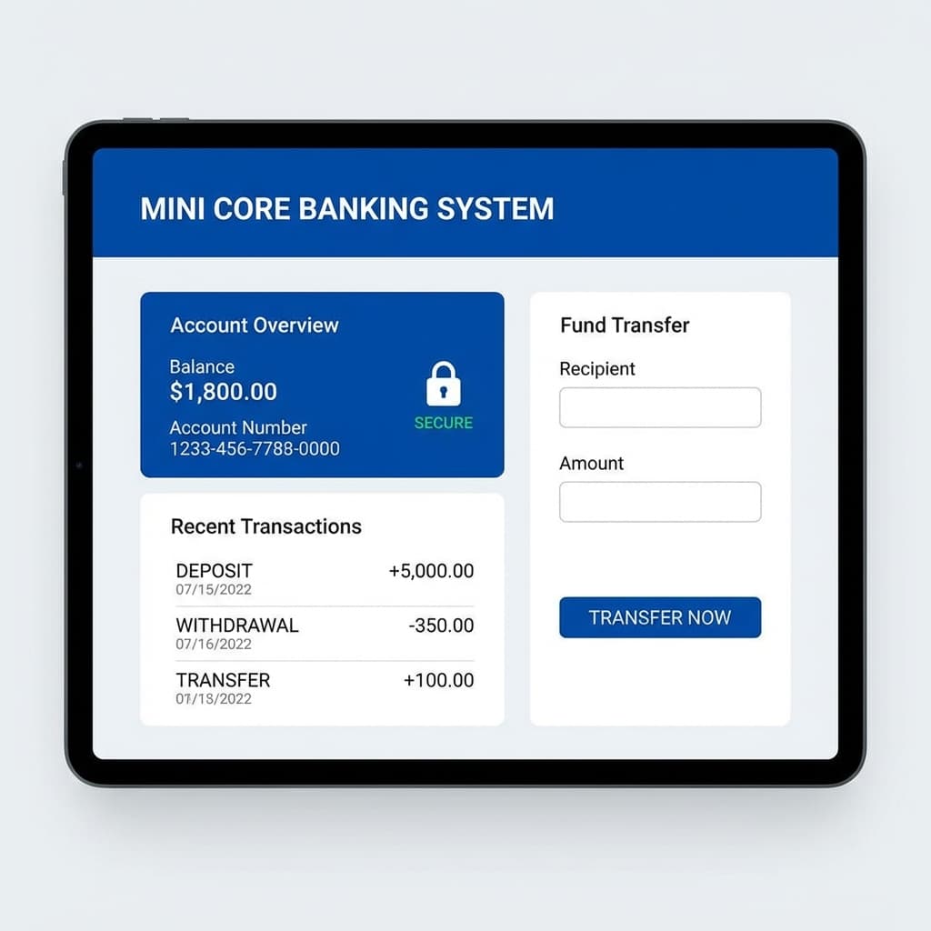 Mini Core Banking System