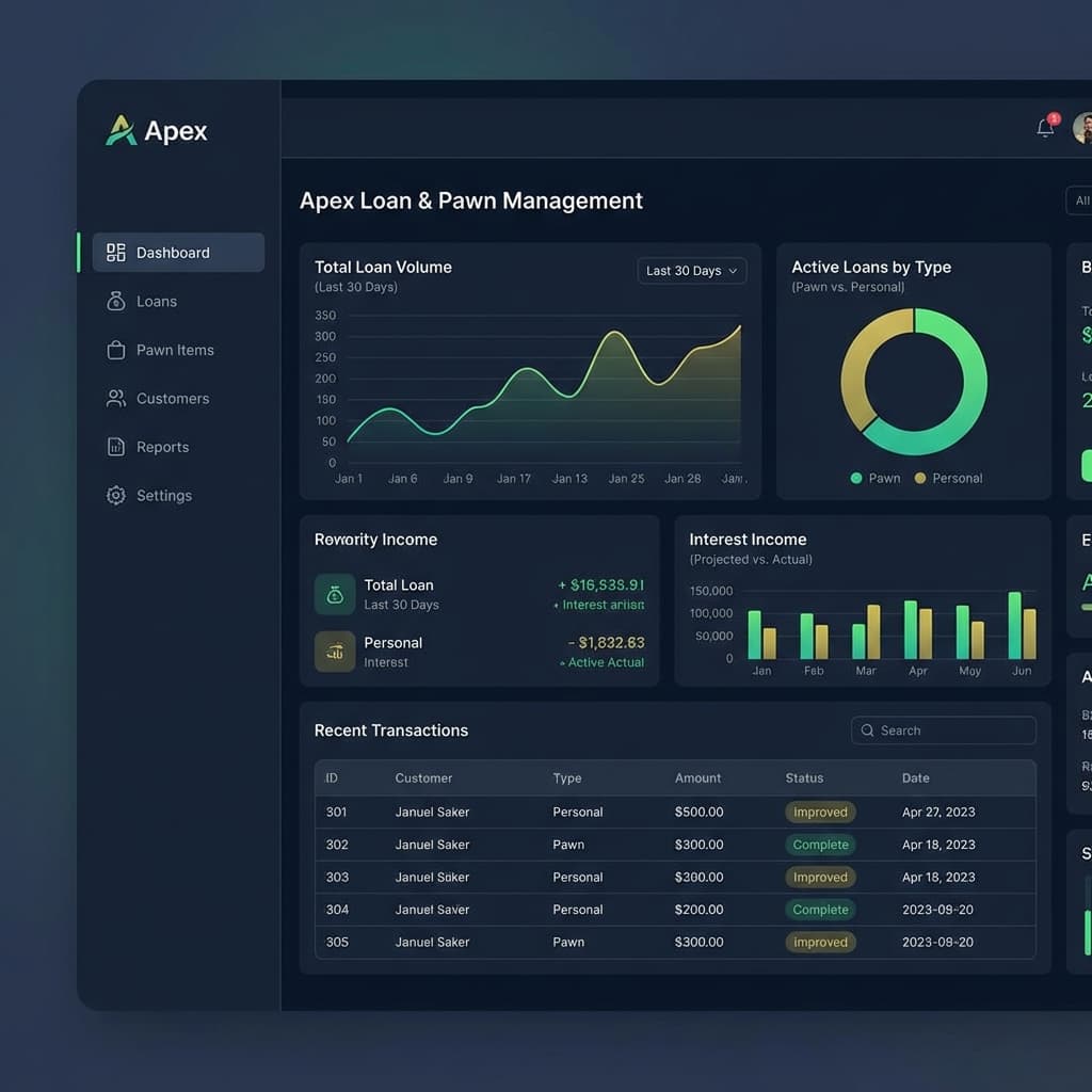 Loan and Pawn Management System